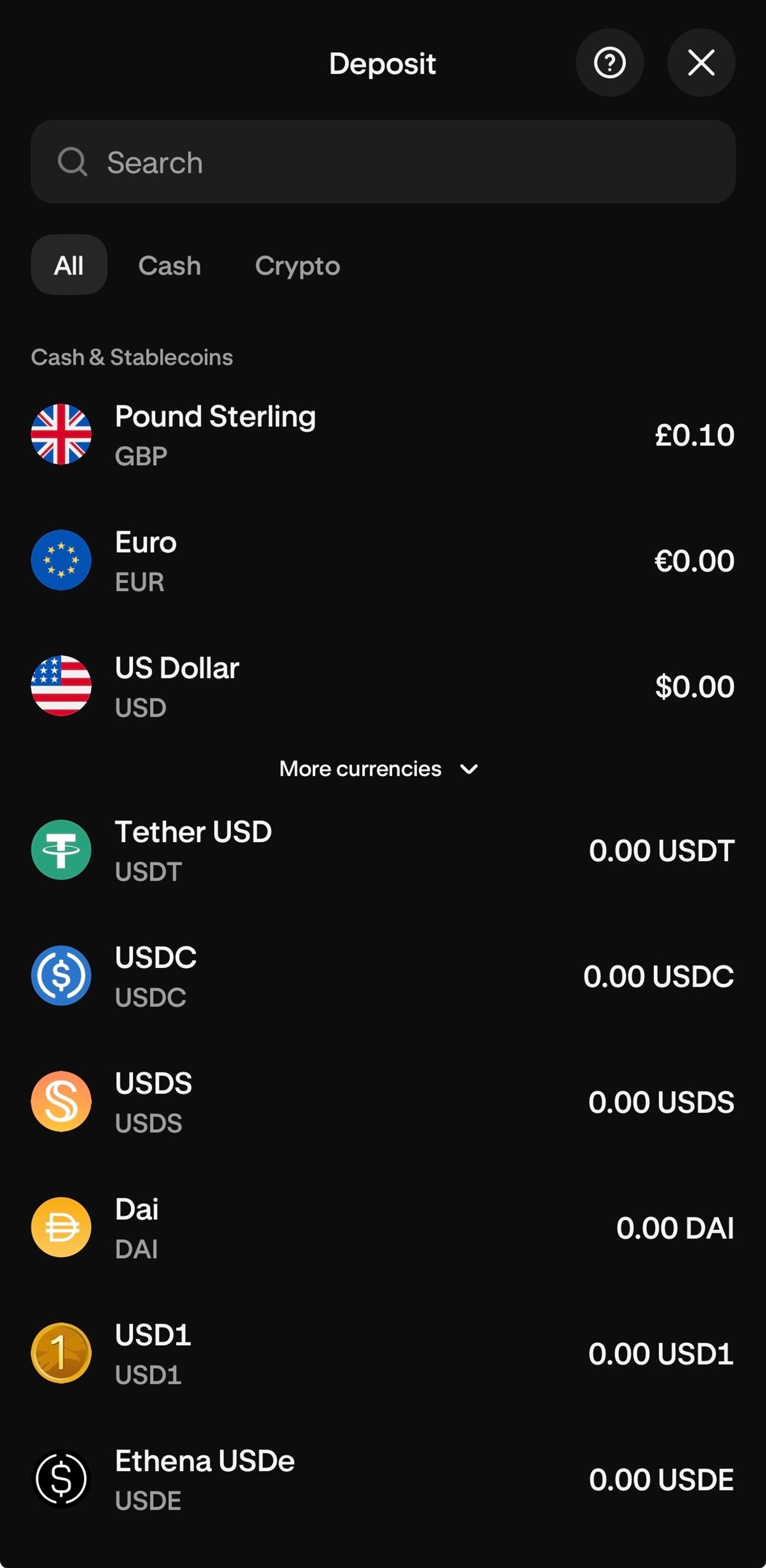 Find crypto
