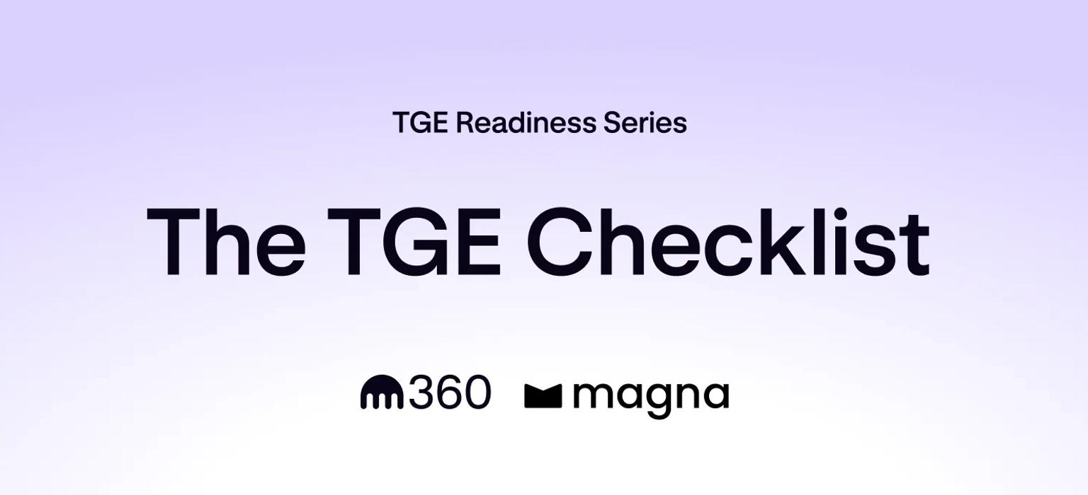 TGE checklist